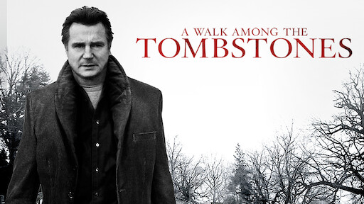 a walk among the tombstones poster